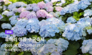 휴애리 여름 수국축제